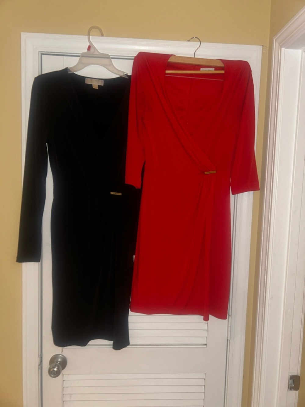 Lot of TWO faux wrap dresses!